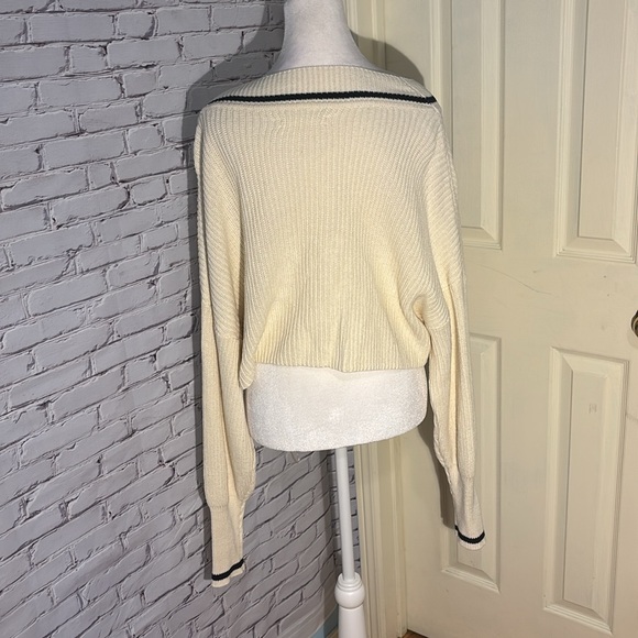 Oak + Fort Cropped Academy style Sweater - Picture 6 of 8